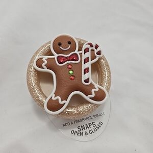 NWT Bath And Body Works Gingerbread Vent Clip Car Fragrance Holder Christmas